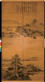 元吳鎮漁父圖　軸